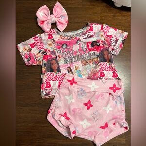 Girls Lounge set with bow